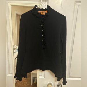 Tory Burch ruffled vintage sweater